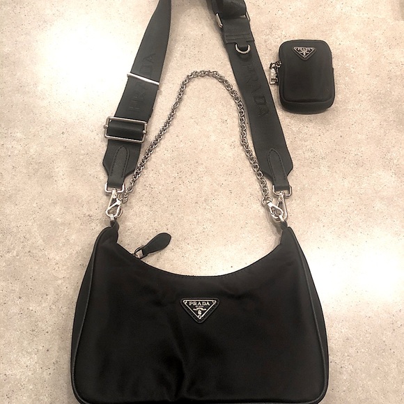 Black Prada Nylon Bag - CROSS BODY/SHOULDER BAG - Picture 2 of 15